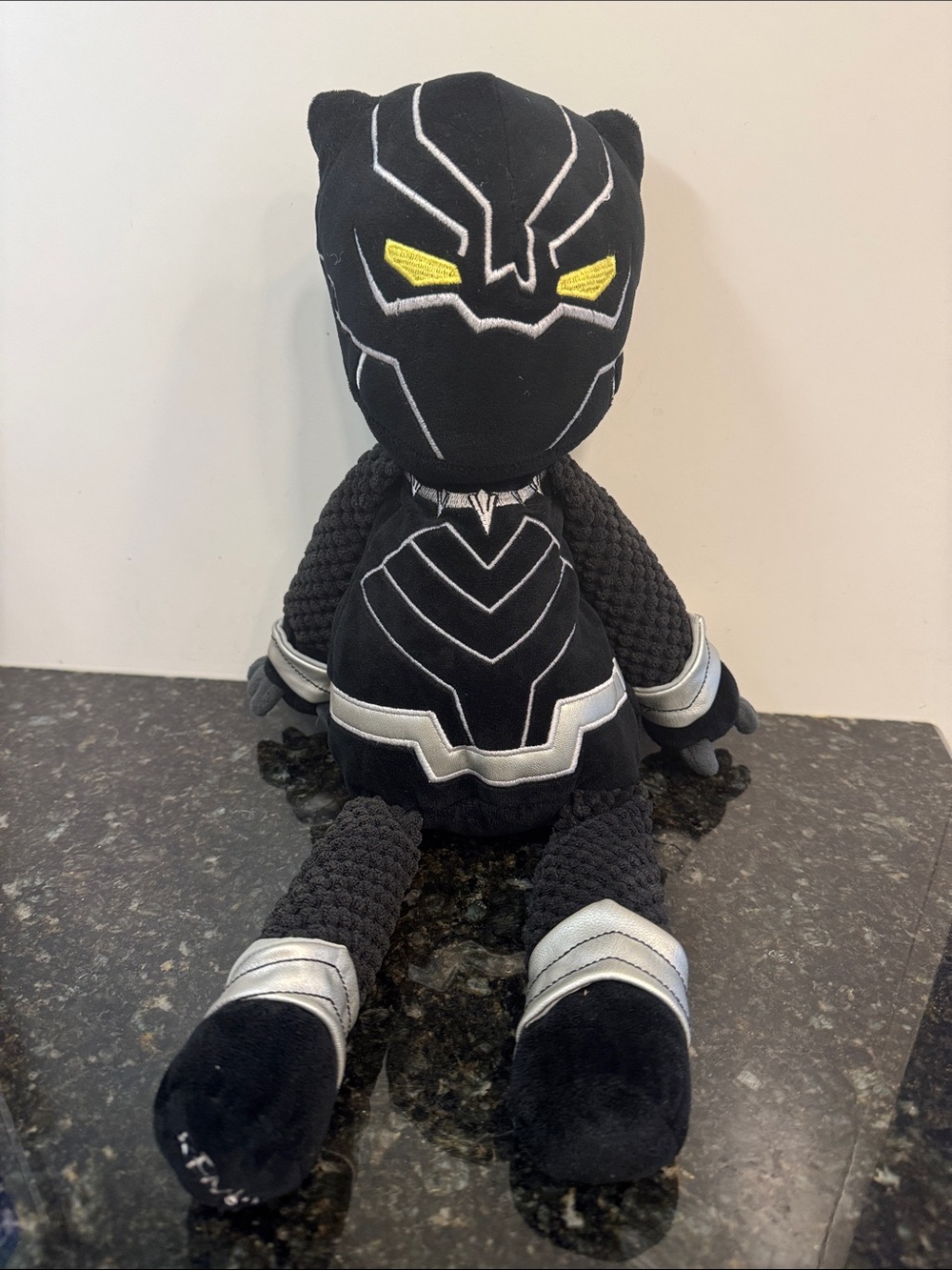 Scentsy Black and Silver Black Panther Plush-Size 16”-Marvel